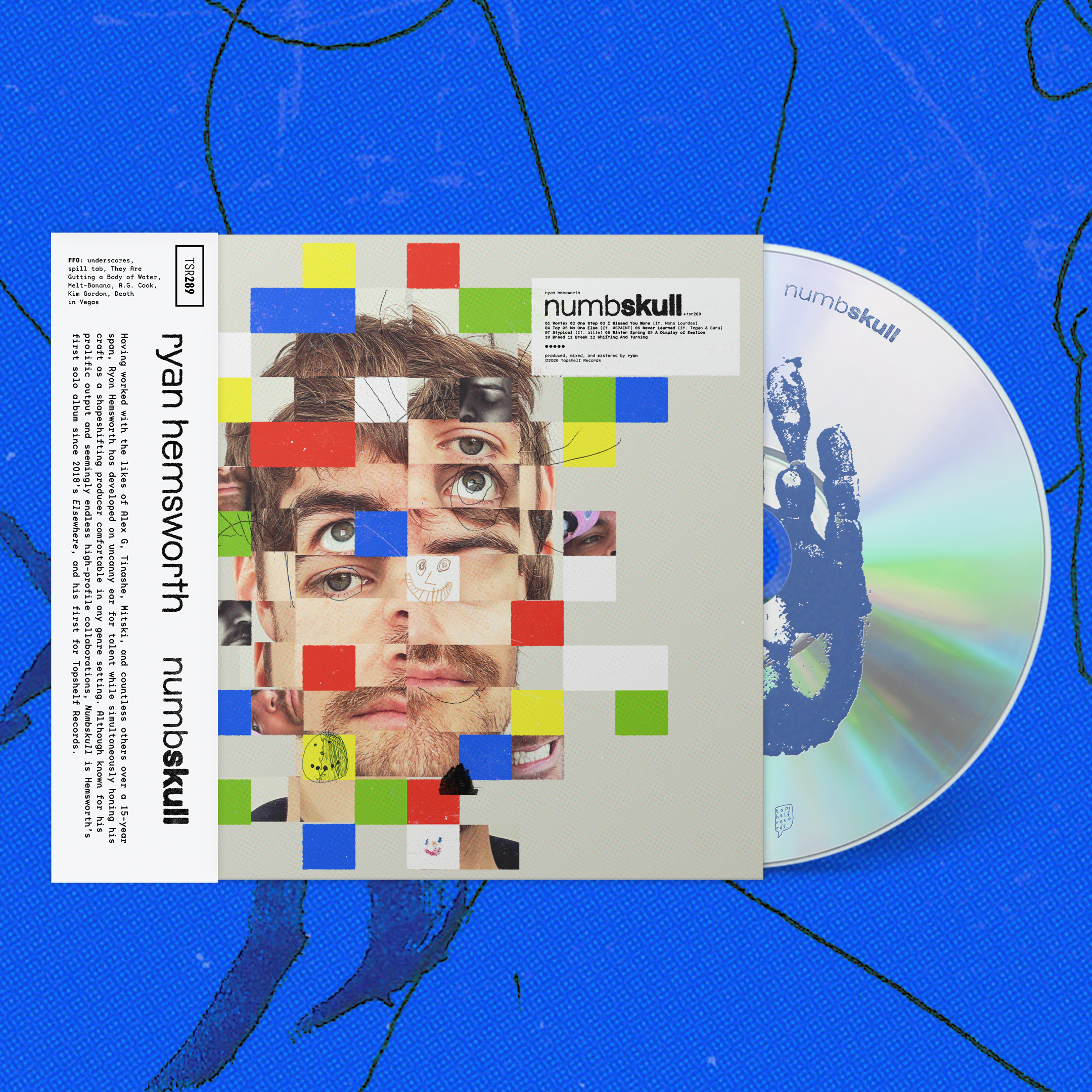 Product shots of Ryan Hemsworth - Numbskull