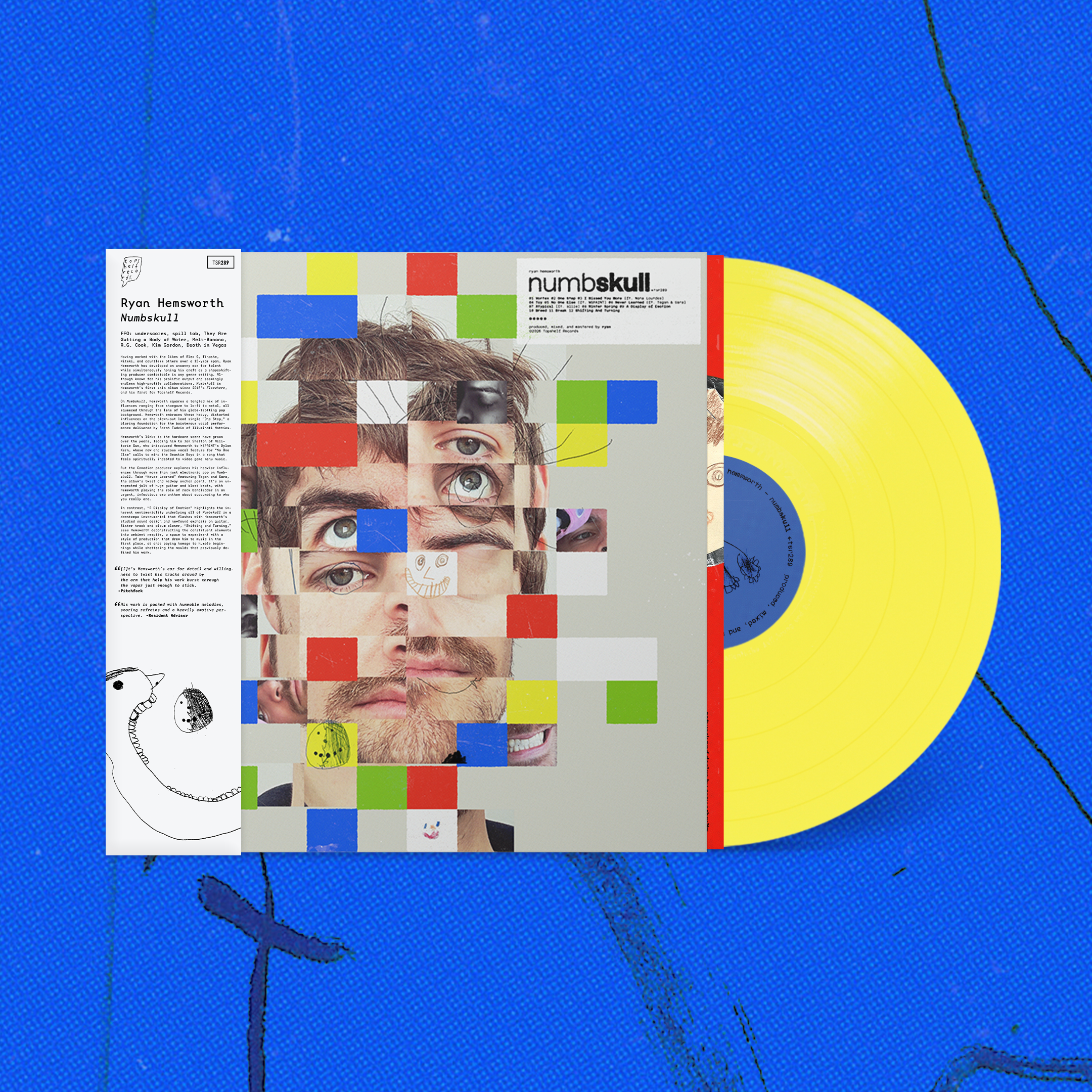 Product shots of Ryan Hemsworth - Numbskull