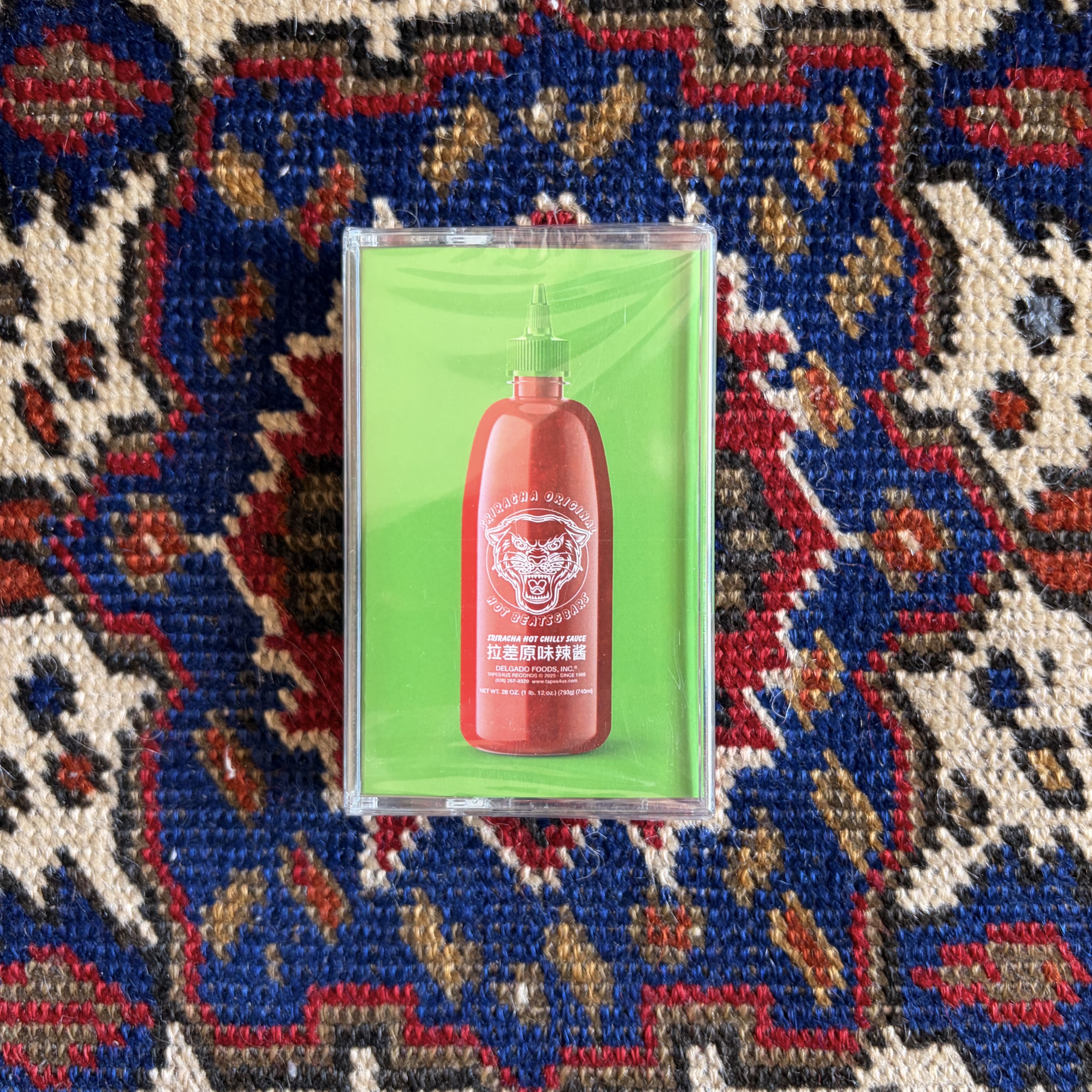 ESSE DELGADO - Sriracha Original - Limited Edition Cassette (EMPTY 6 PACK)