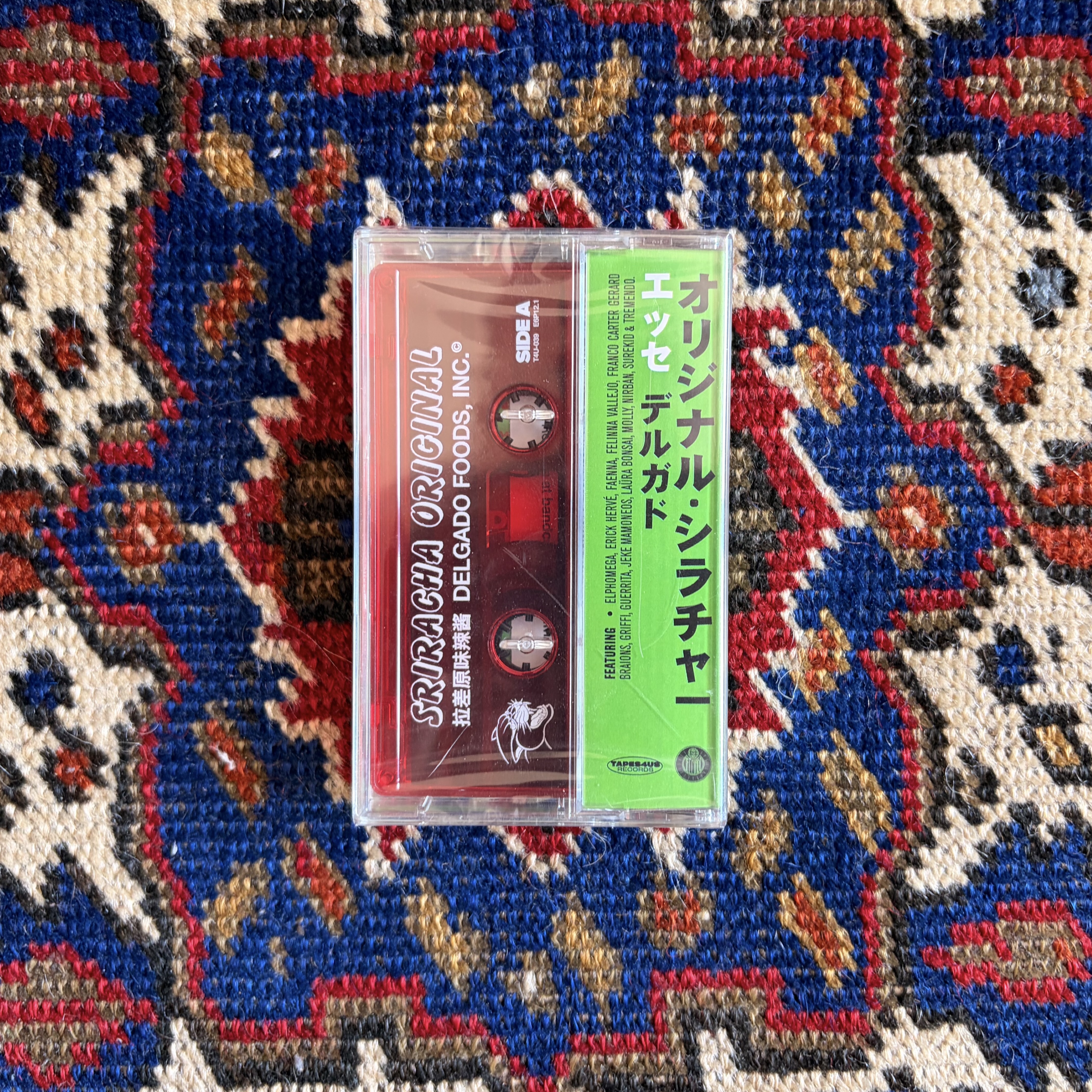 ESSE DELGADO - Sriracha Original - Limited Edition Cassette (EMPTY 6 PACK)