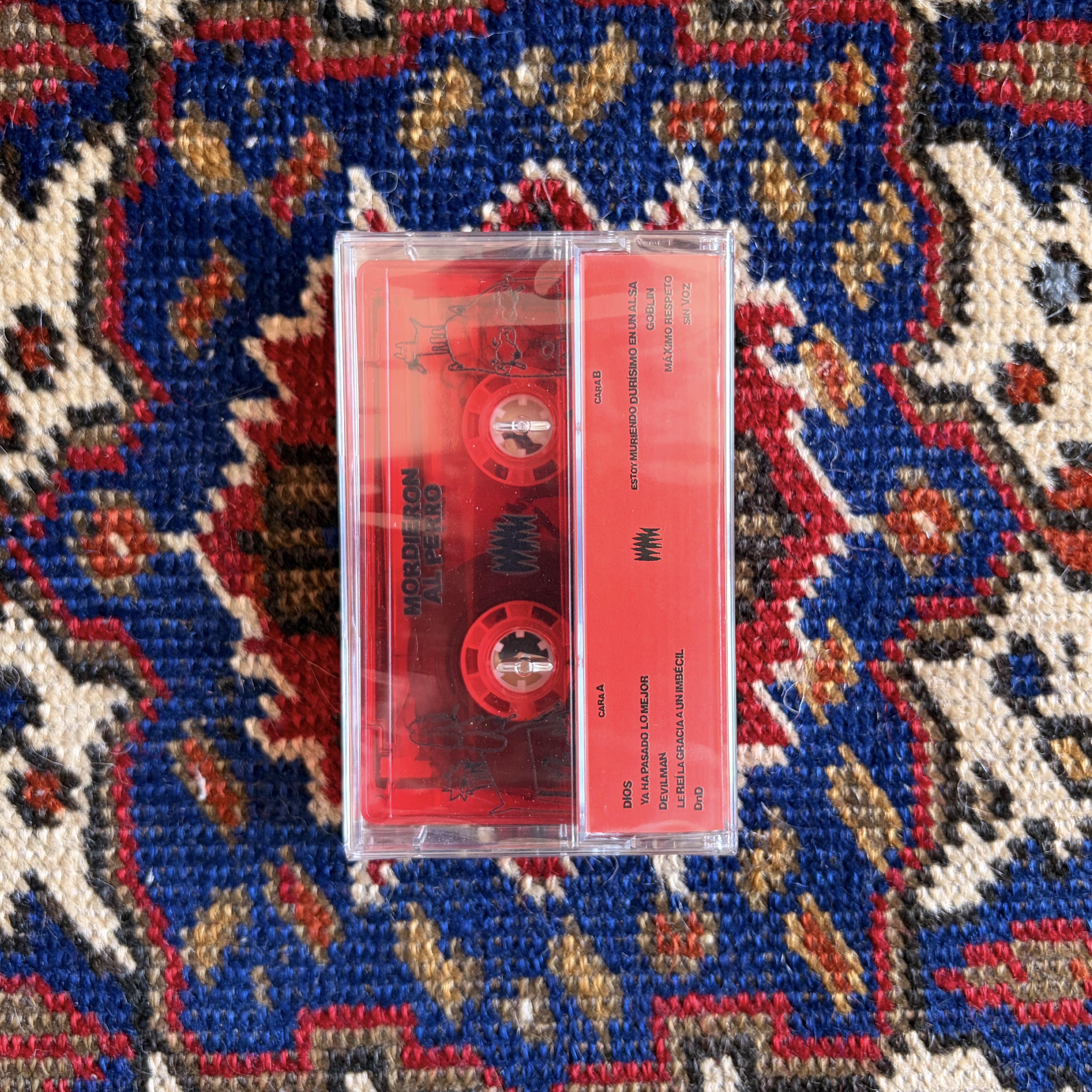 MORDIERON AL PERRO - [[Long_Play]] - Limited Edition Cassette (EMPTY 6 PACK)