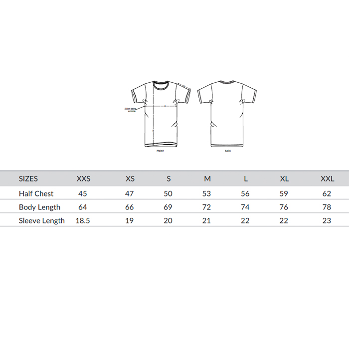 Camiseta blanca con logo negro