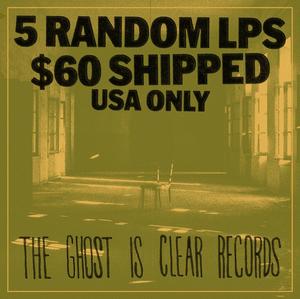 5 RANDOM LPS $60 Shipped