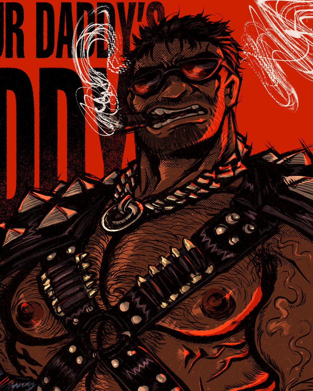 Prints: REBH Leather Chrisker