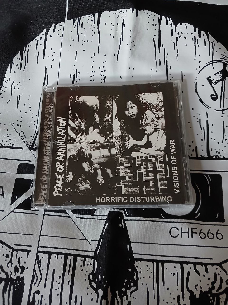 Peace Or Annihilation - Horrific Disturbing Visions Of War (CD, 2009) (NM/NM)