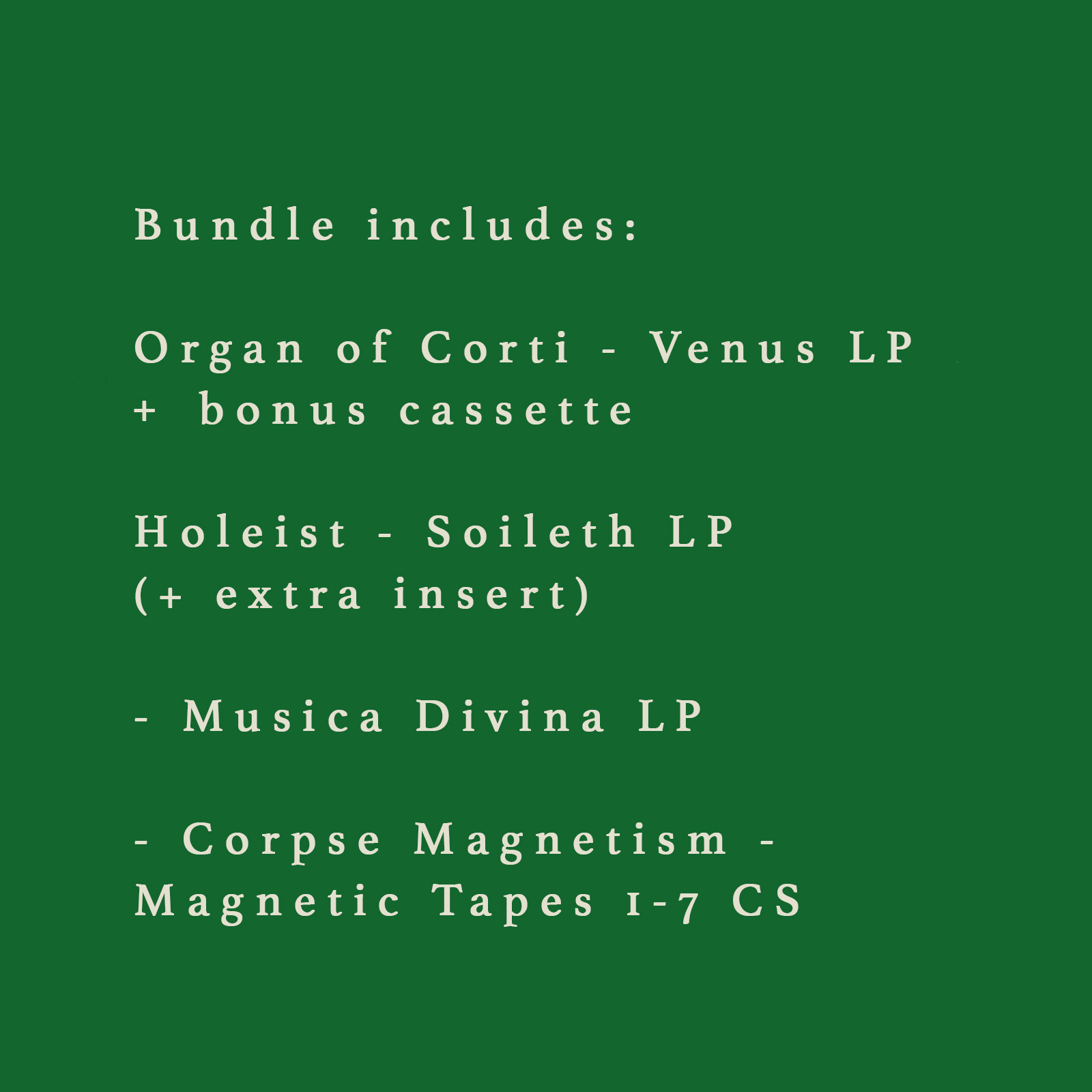 Bundle of all new releases