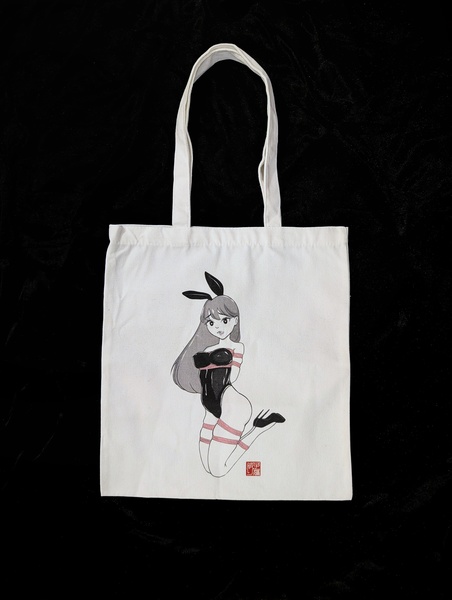 Shibari Bunny Tote Bag