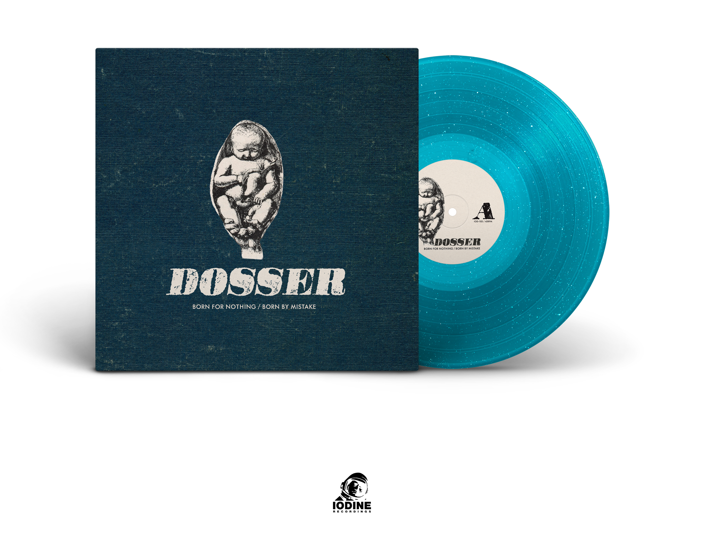 Dosser - Vinyl | Born For Nothing/Born By Mistake LP | Blue w/ Glitter | (PRE-ORDER)
