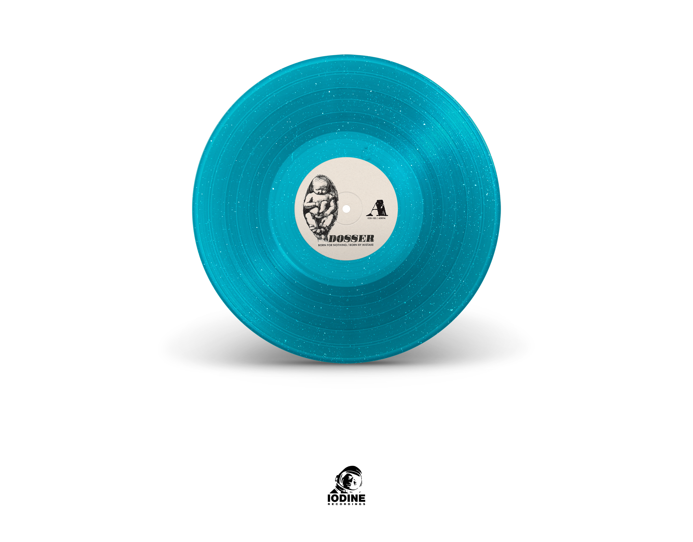 Dosser - Vinyl | Born For Nothing/Born By Mistake LP | Blue w/ Glitter | (PRE-ORDER)