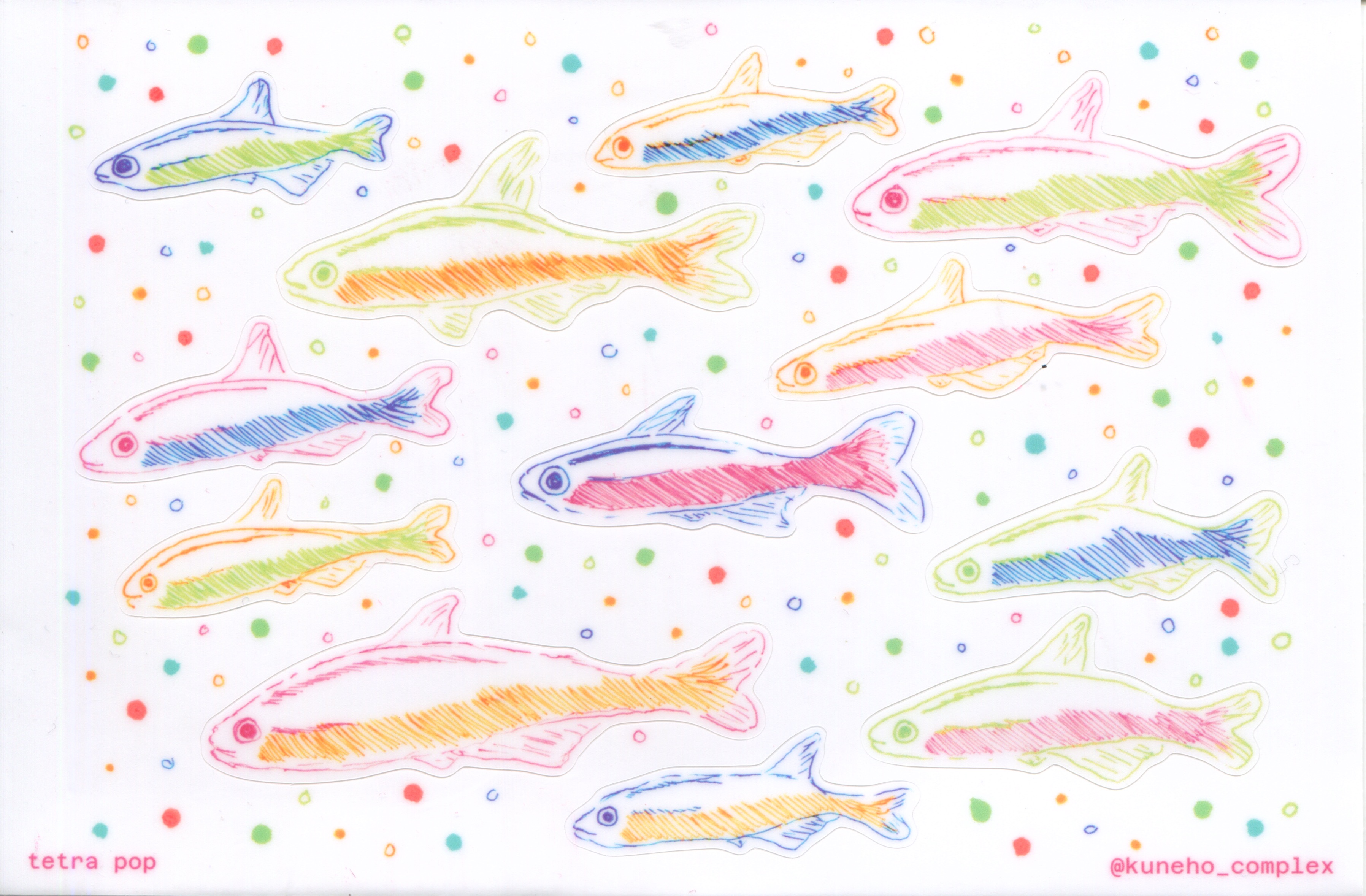 TETRA POP STICKER SHEET