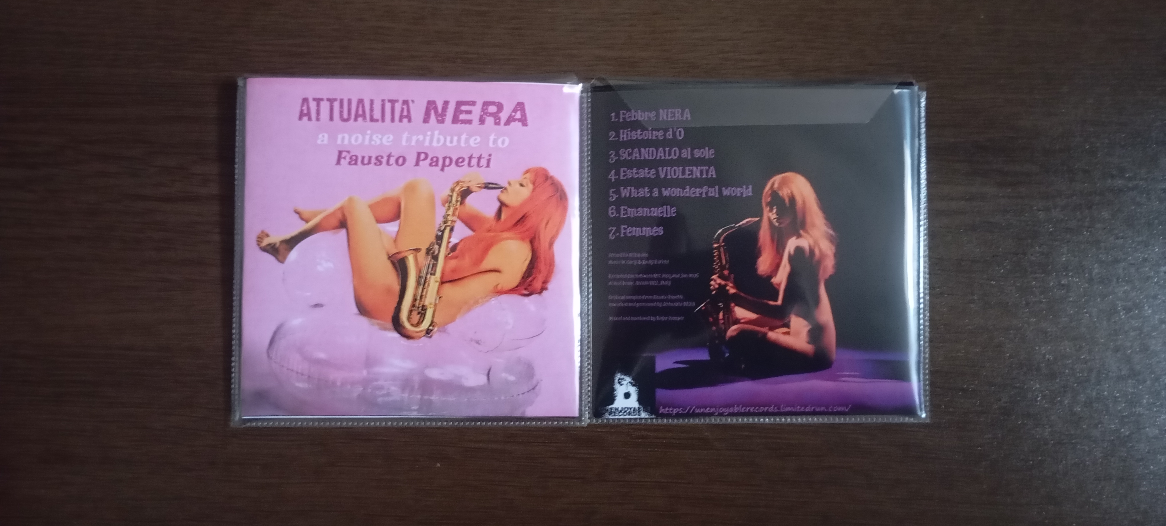 (UNJ-37) Attualità Nera - A Noise Tribute To Fausto Papetti