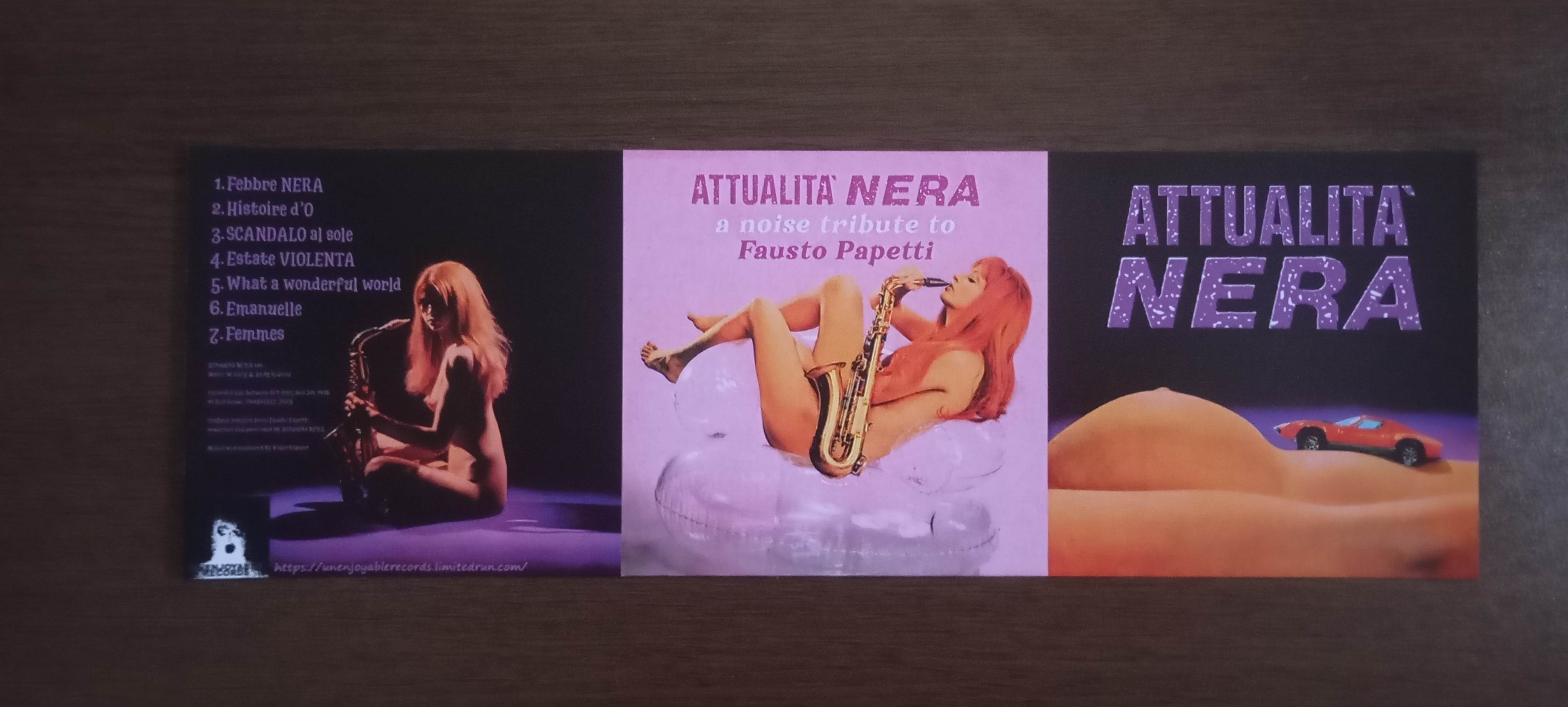 (UNJ-37) Attualità Nera - A Noise Tribute To Fausto Papetti