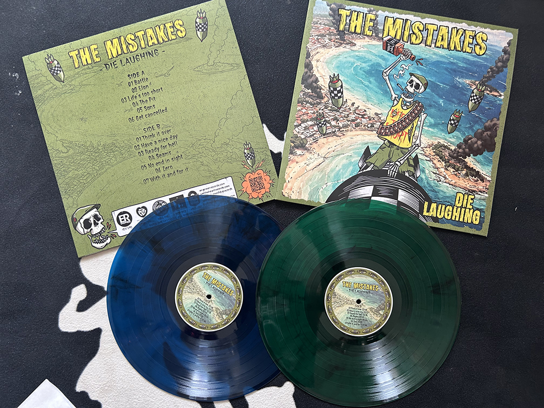 NBQ 018 The Mistakes - Die Laughing (Vinyl LP) SOLD OUT