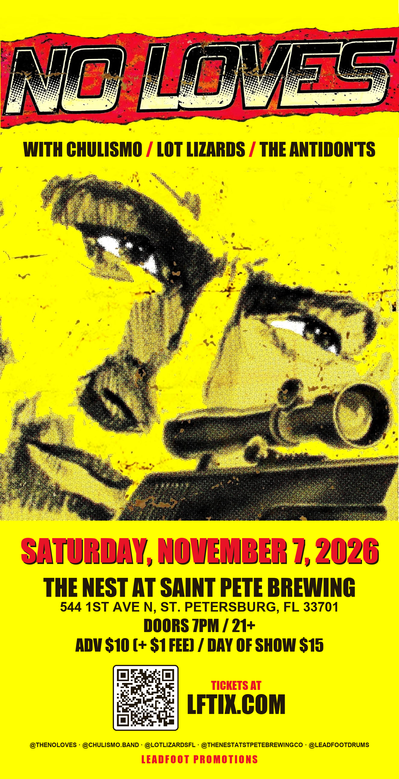 No Loves (Nashville), Chulismo, Lot Lizards, The Antidon'ts at The Nest