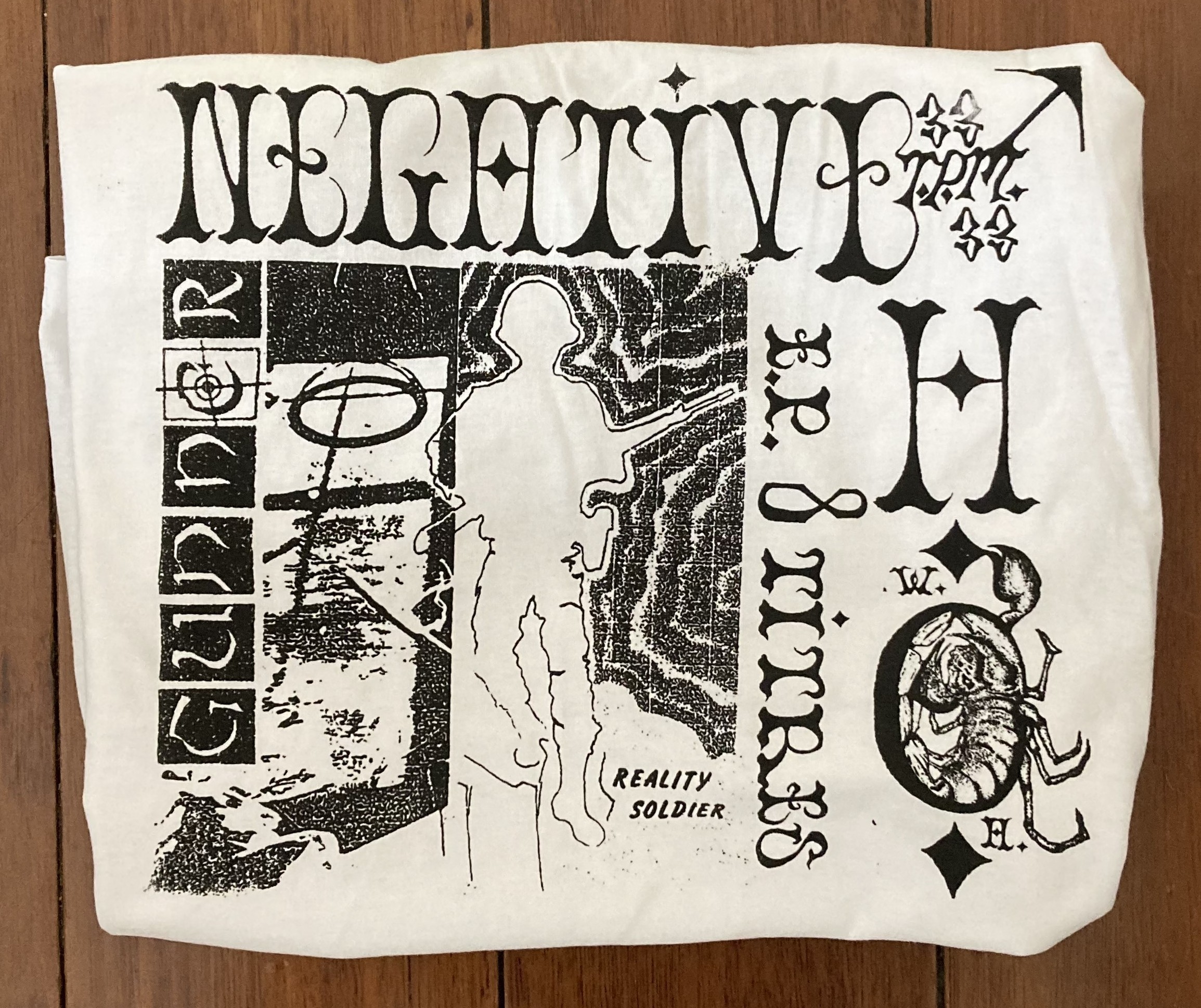 GUNNER - Negative Hardcore Ringer T-Shirt