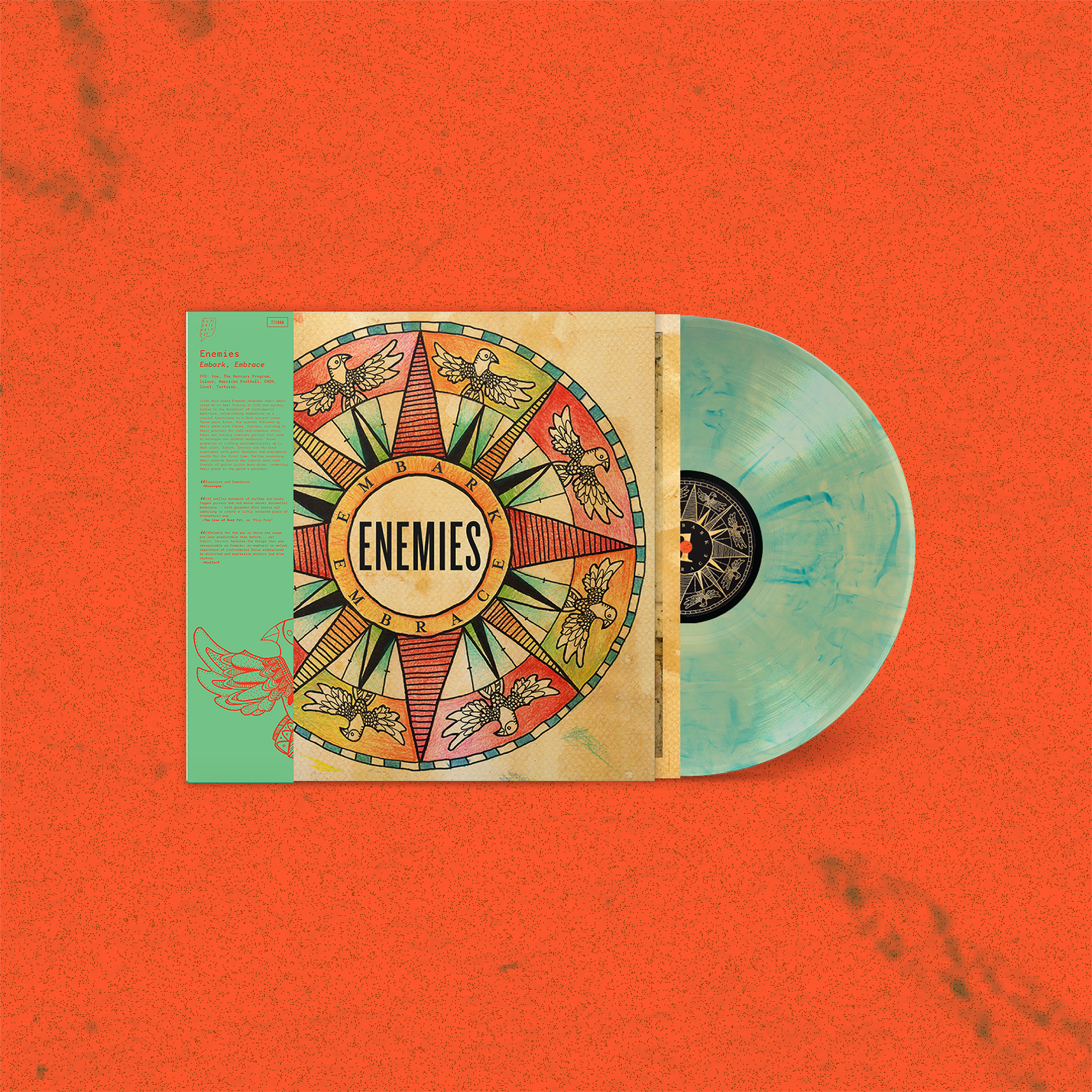 Product shots of Enemies - Embark, Embrace
