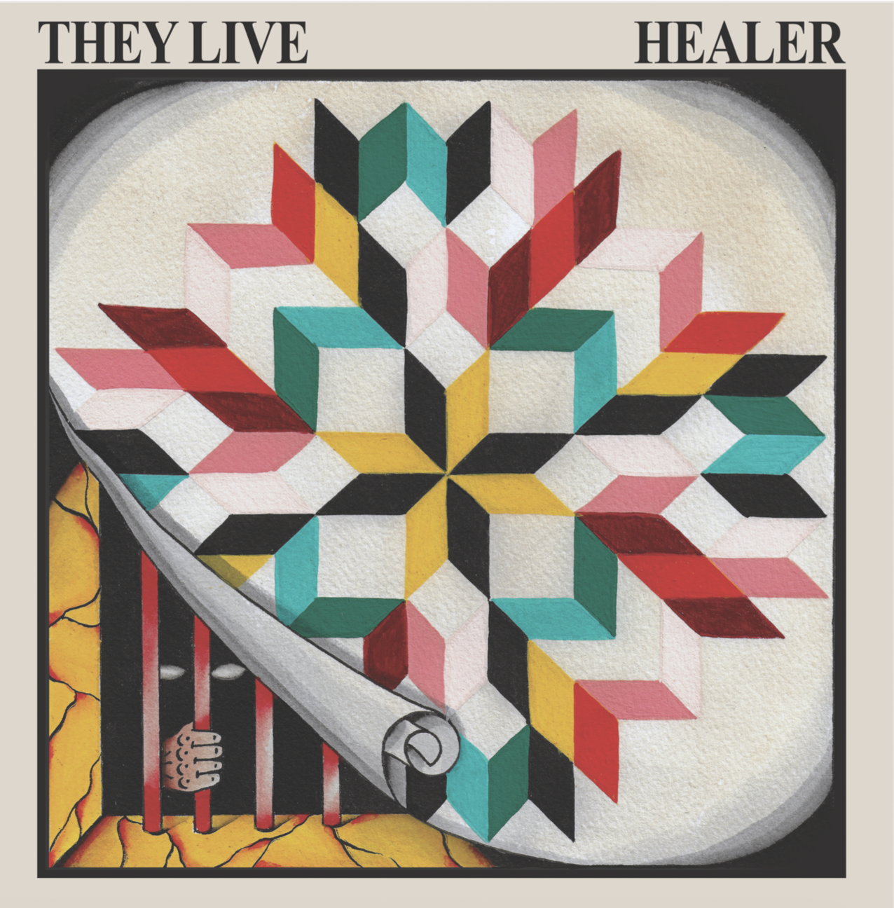 THEY LIVE/HEALER - From the Caves of New York split LP