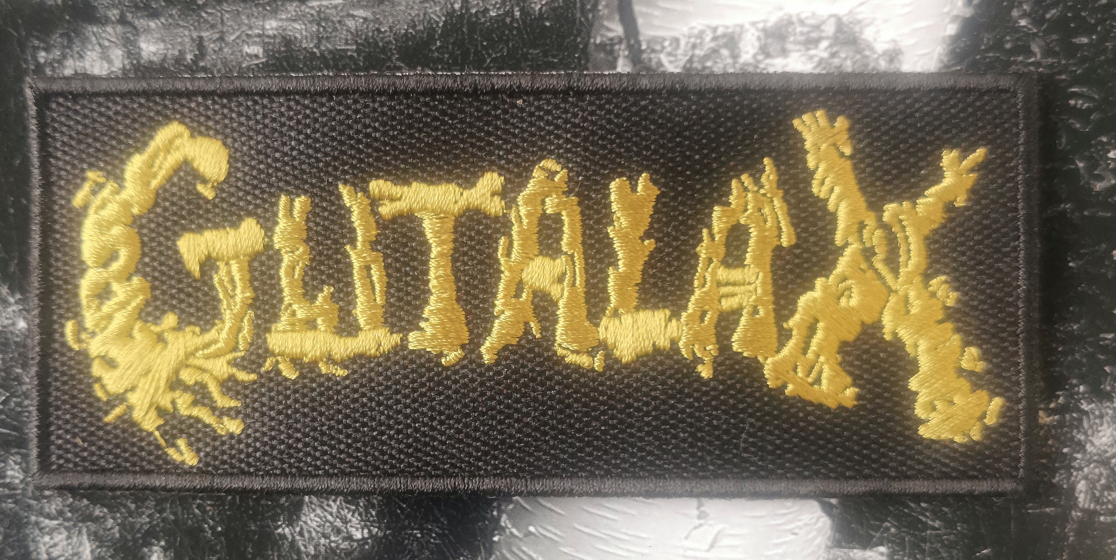 GUTALAX - Logo patch (mustard green)
